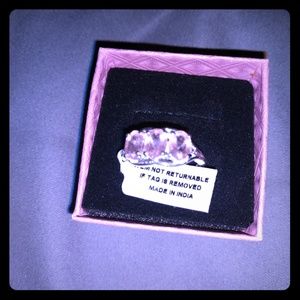 Sterling silver Cherry Quartz ring